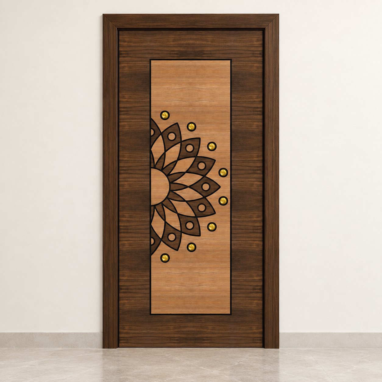 Grand Groovy Series - Wudgate premium wooden door